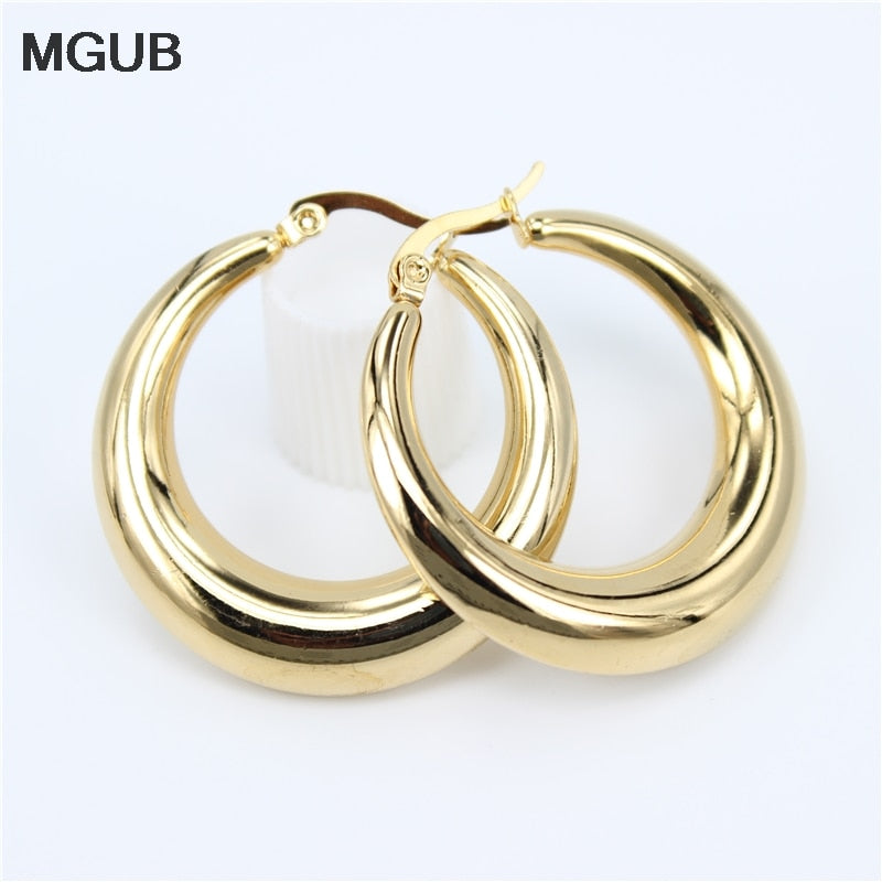 Smooth Exquisite Hoop Earrings - Ausome Goods