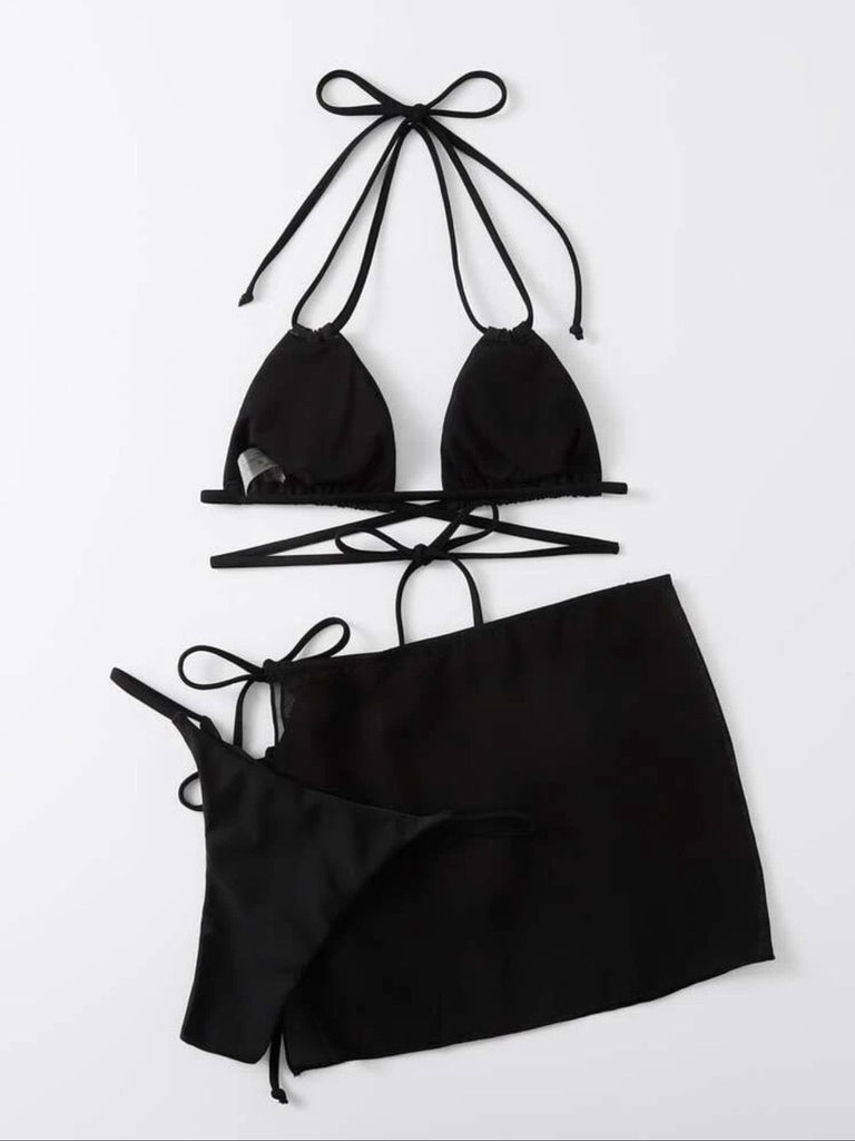 3 Pieces Thong Bikini Swimsuit - Ausome Goods