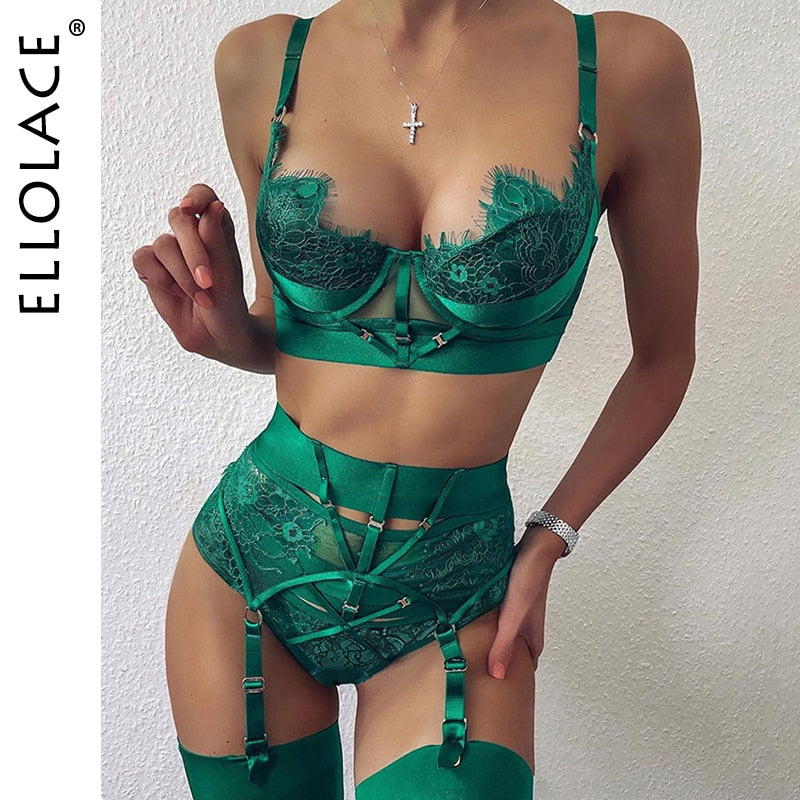 Sexy 3 Piece Set Erotic Lingerie - Ausome Goods